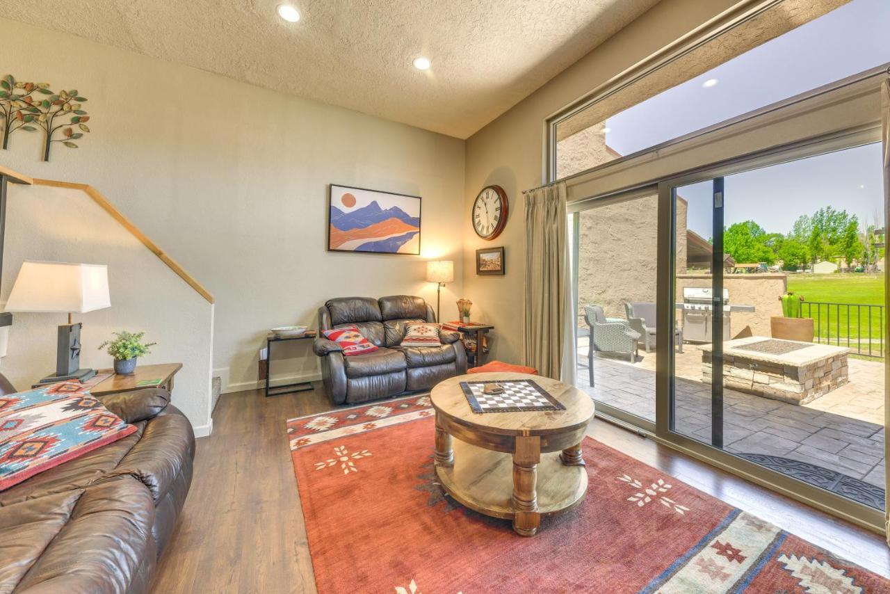 Ruidoso Golf Condo - Patio, Fire Pit And Mtn View! Kültér fotó