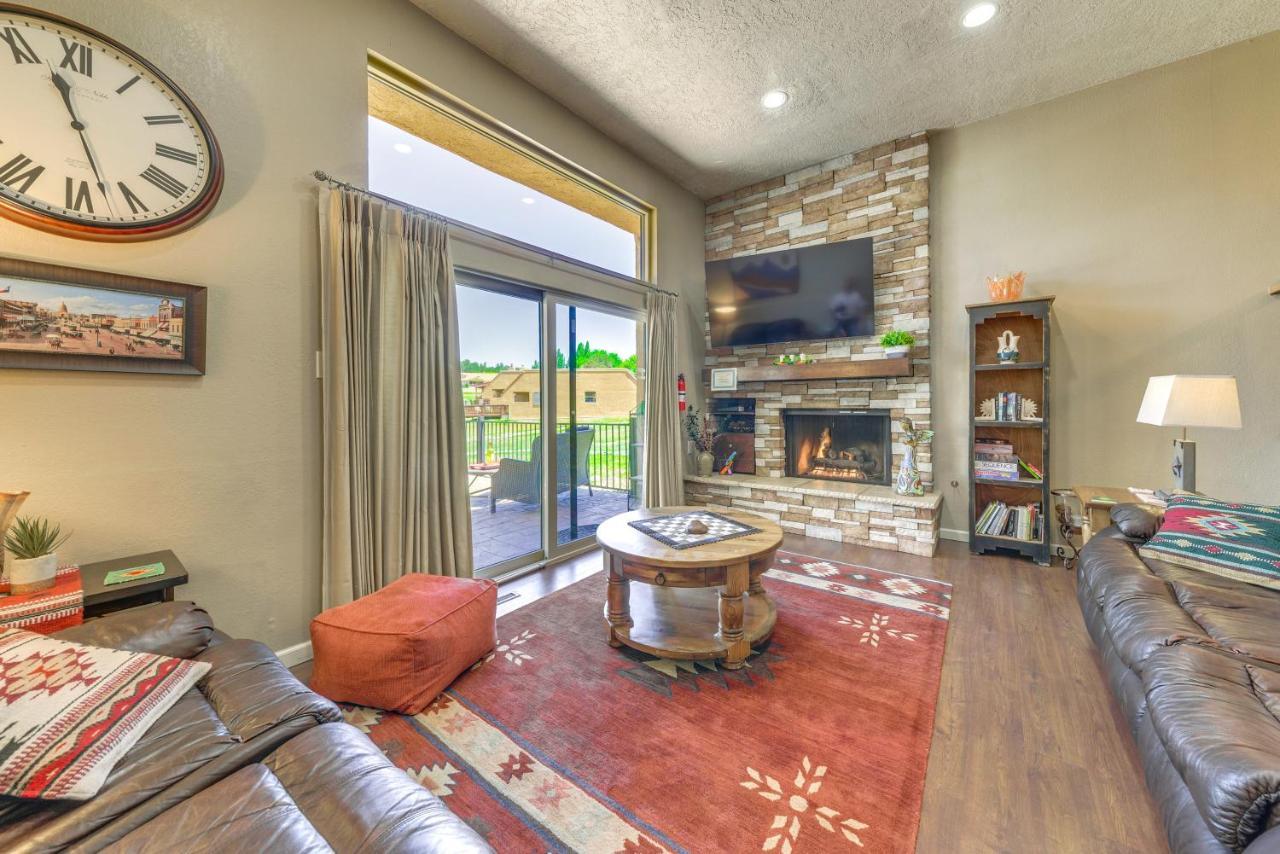 Ruidoso Golf Condo - Patio, Fire Pit And Mtn View! Kültér fotó