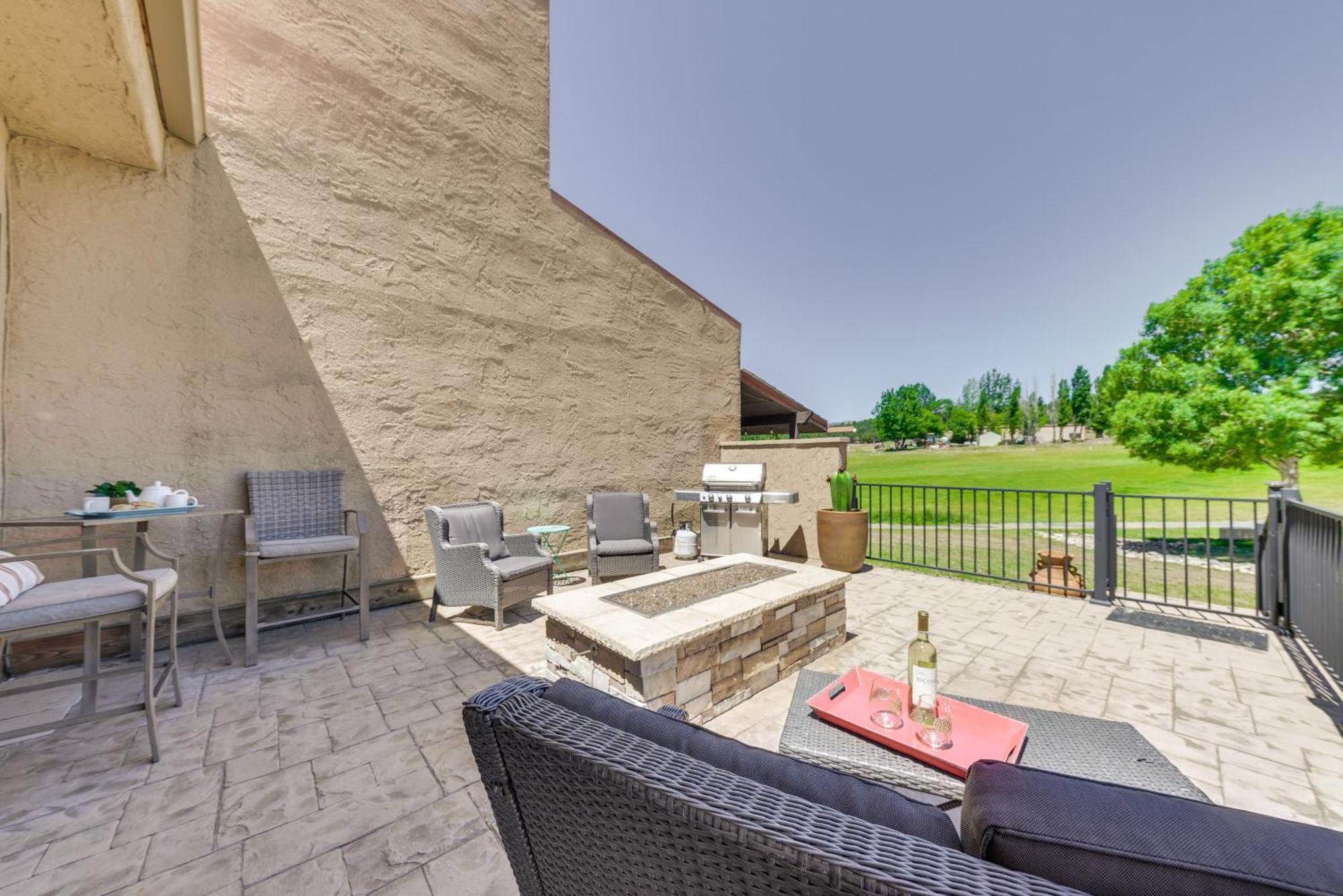 Ruidoso Golf Condo - Patio, Fire Pit And Mtn View! Kültér fotó