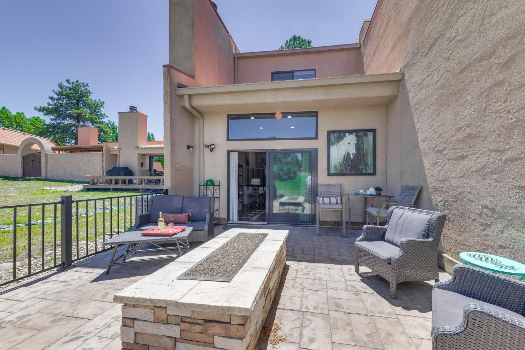 Ruidoso Golf Condo - Patio, Fire Pit And Mtn View! Kültér fotó